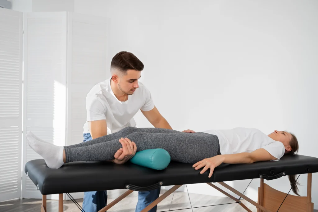 medium shot man helping patient 1