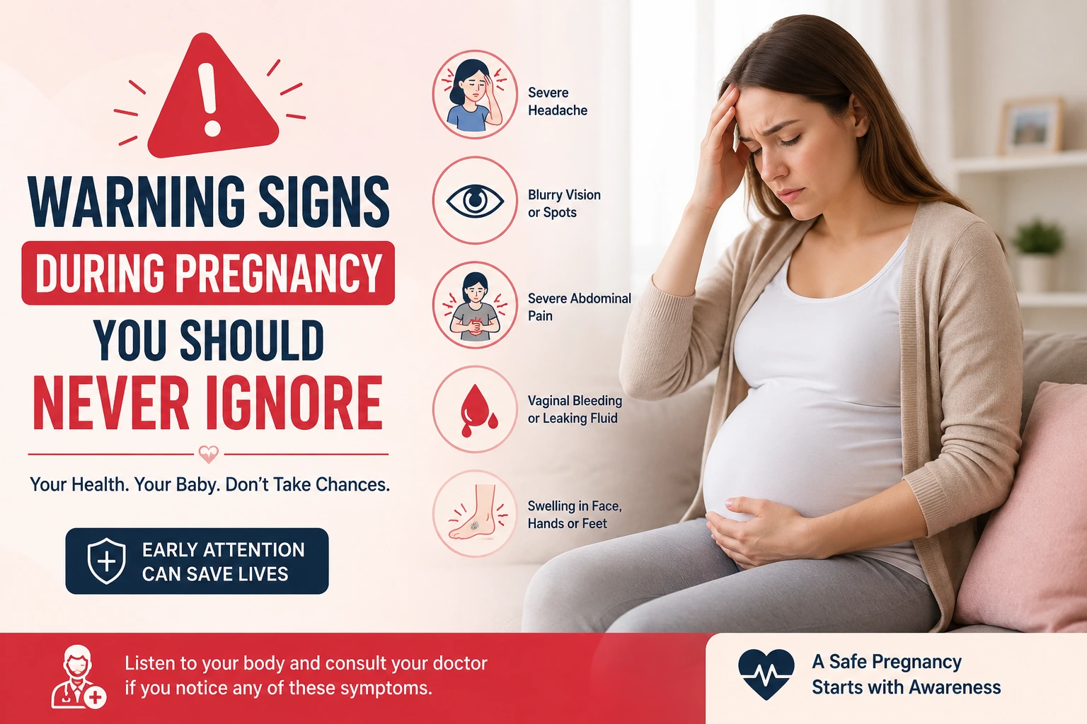 Warning Signs During Pregnancy You Should Never Ignore