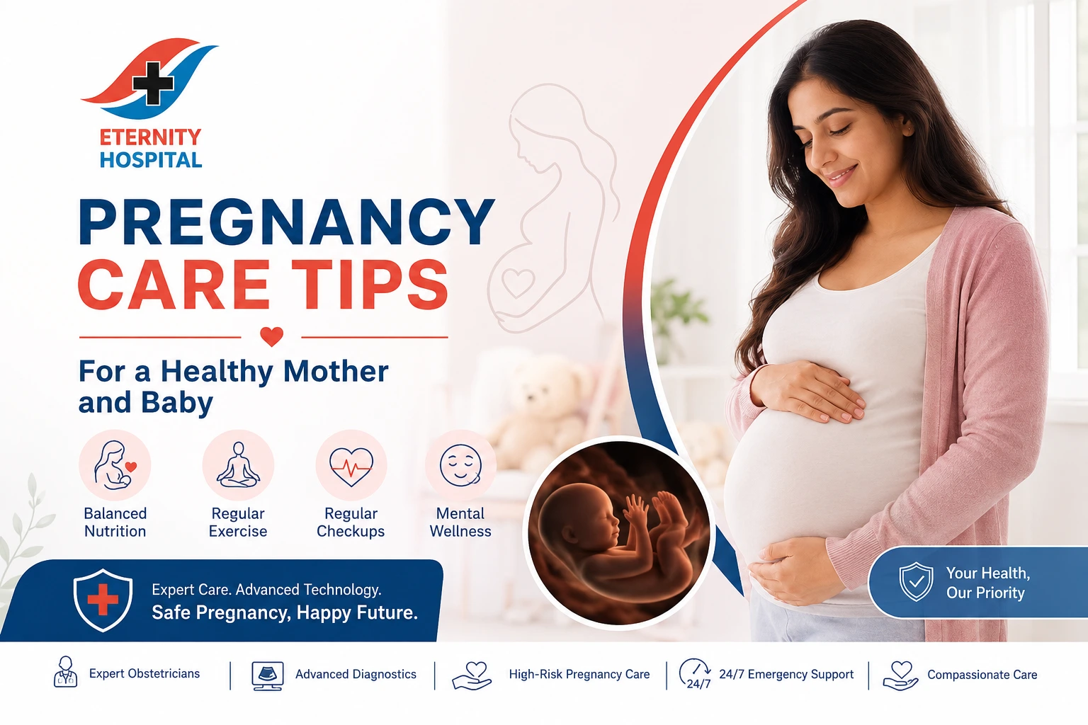Pregnancy Care Tips for a Healthy Mother and Baby: A Complete Guide for a Safe and Happy Pregnancy