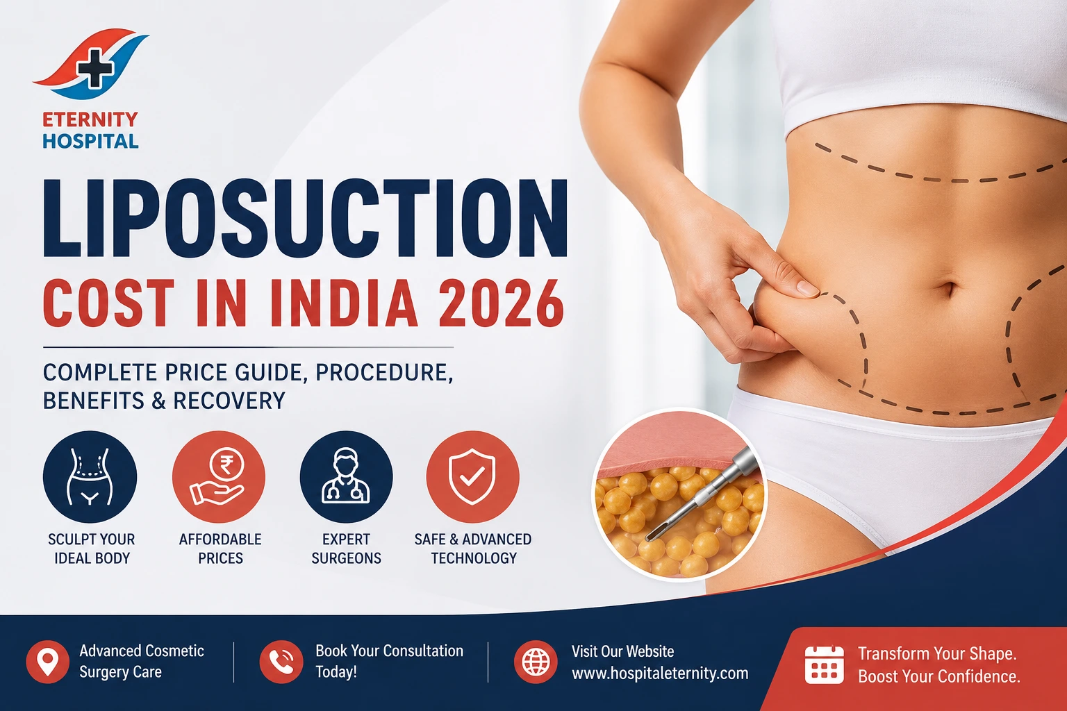 Liposuction Cost in India 2026: Complete Price Guide