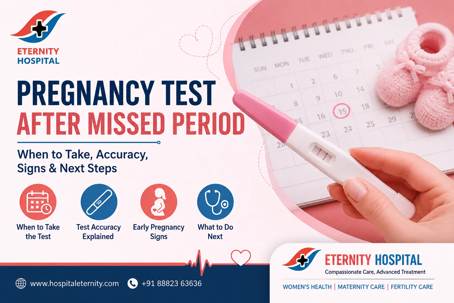 Pregnancy Test After Missed Period: When to Take It, Accuracy, Early Pregnancy Signs & Next Steps (2026 Guide)